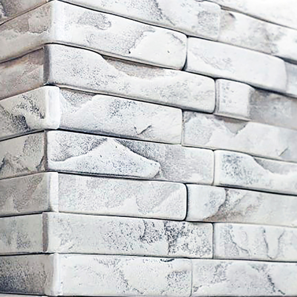 Гіпсова плитка «МАРСЕЛЬ» Біла 1 кв.м