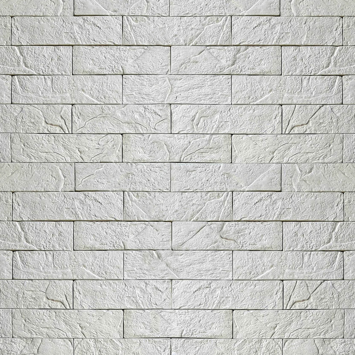 Гіпсова плитка «КЛАСИЧНА» Біла 1 кв.м