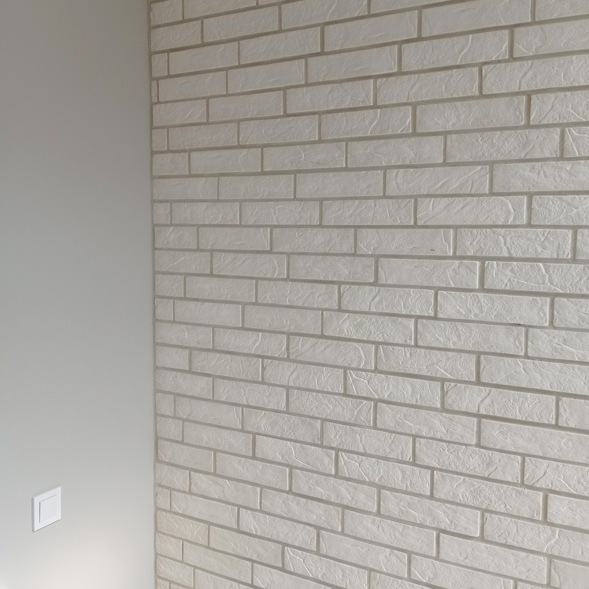 Гіпсова плитка «КЛАСИЧНА» Біла 1 кв.м