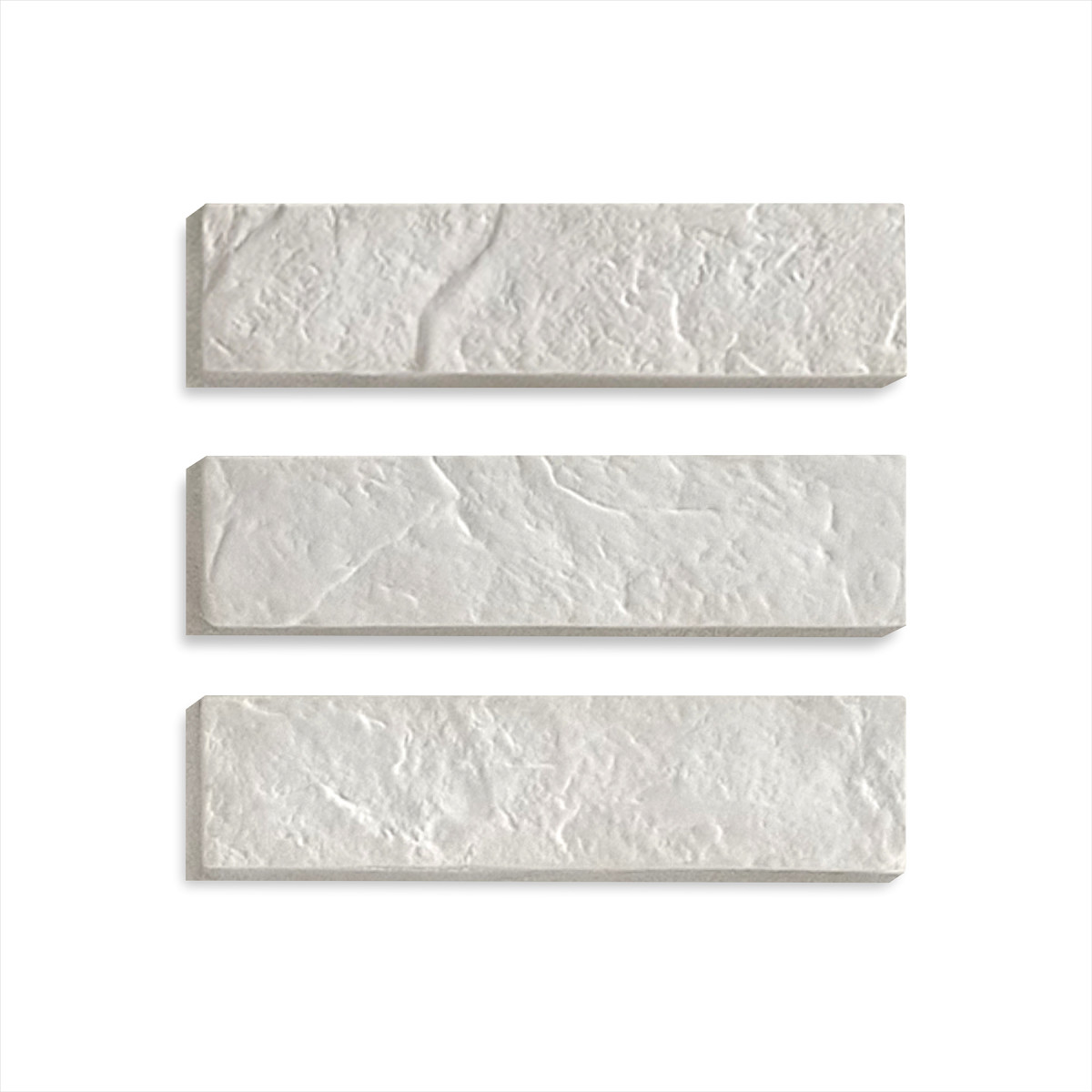 Гіпсова плитка «КЛАСИЧНА» Біла 1 кв.м