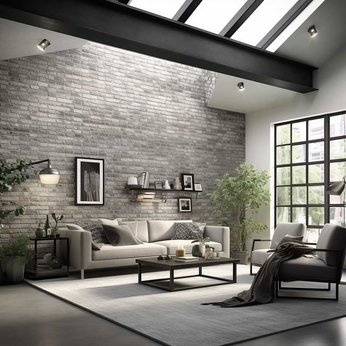 Гіпсова плитка «КЛАСИЧНА» Сіра 1 кв.м