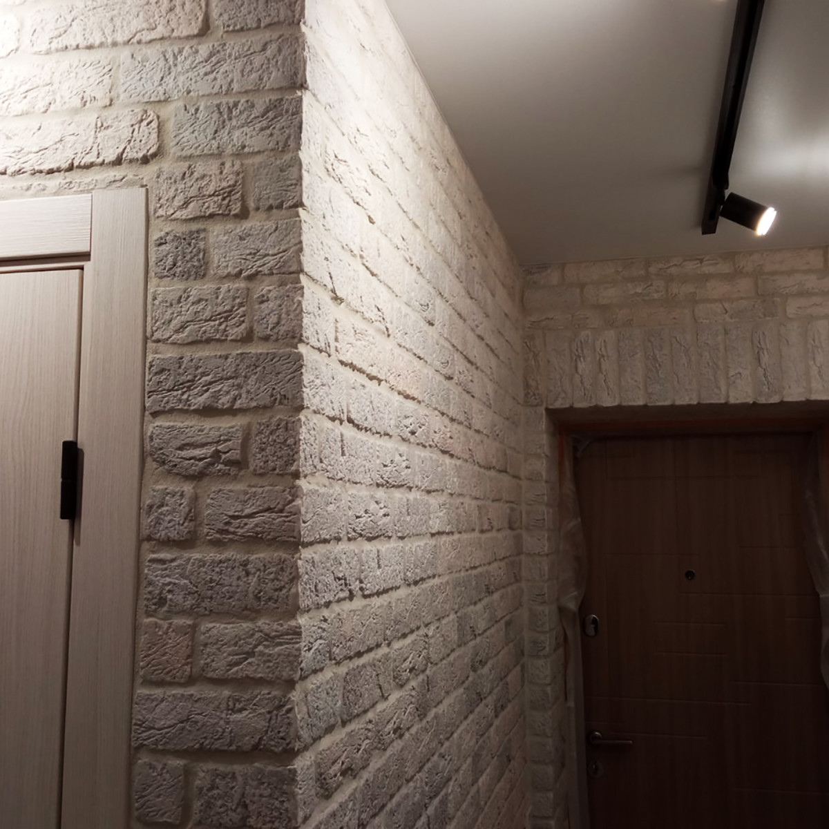 Гіпсова плитка «Лофт» Біла 1 кв.м