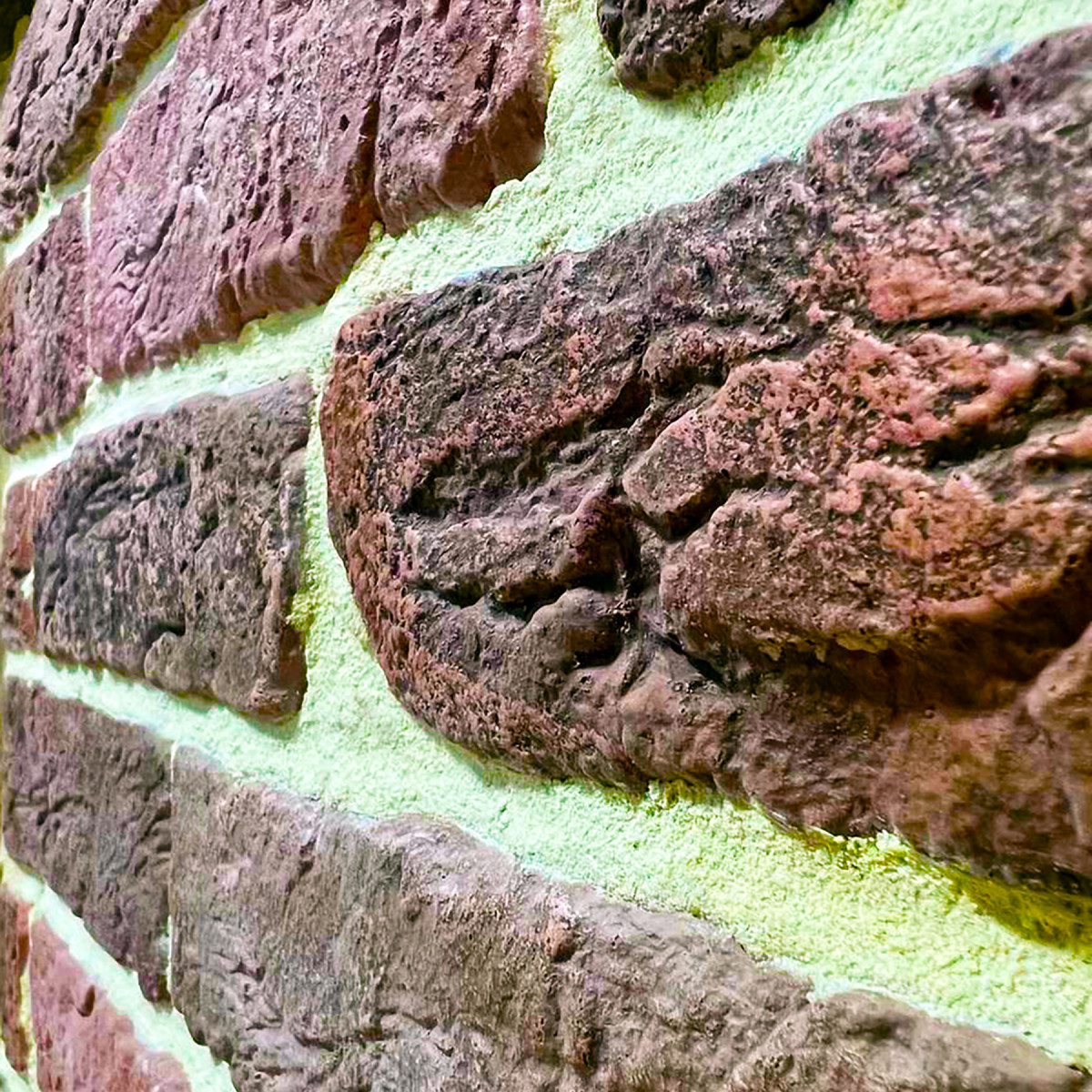 Гіпсова плитка «Лофт» Бордова 1 кв.м