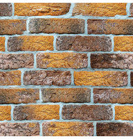 Гіпсова плитка «Лофт» оранжевий Мікс 1 кв.м