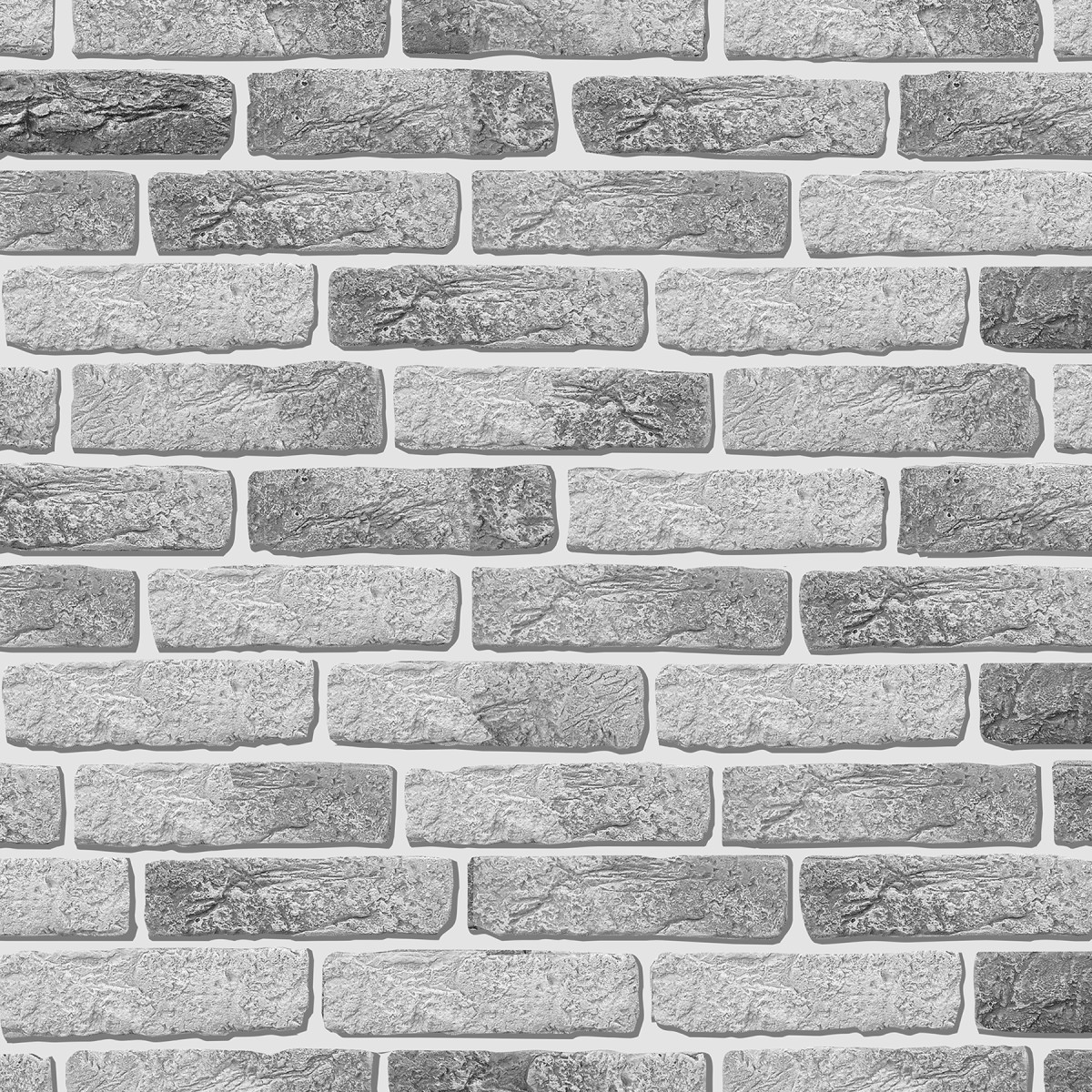 Гіпсова плитка «Лофт» Сіра 1 кв.м