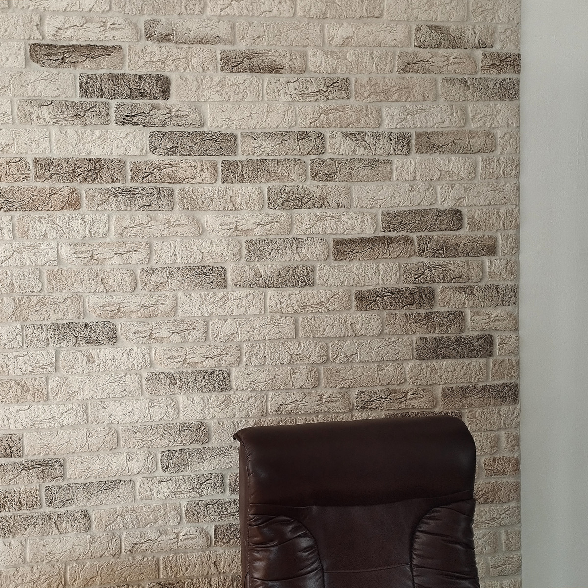 Гіпсова плитка «Лофт» Сіра 1 кв.м