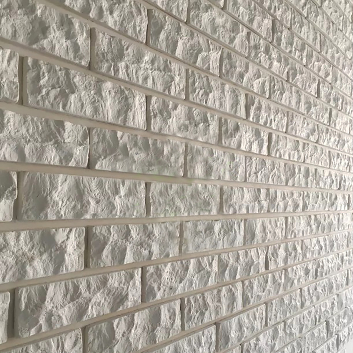 Гіпсова плитка Мармур колотий білий 0,5 кв.м