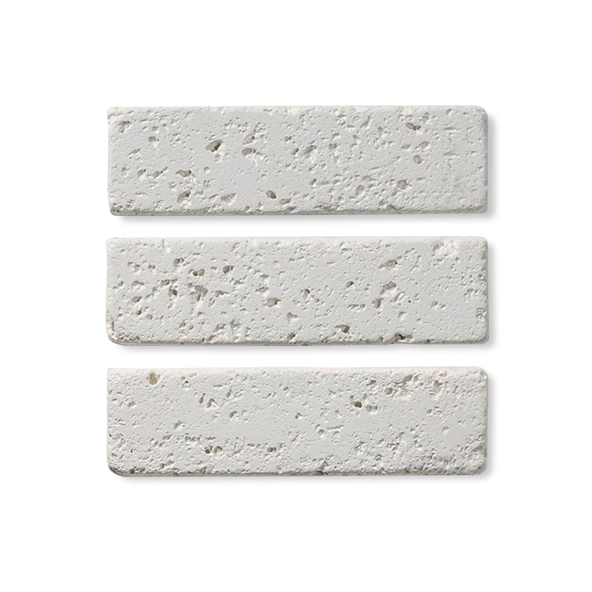 Гіпсова плитка Травертин біла 0.5 кв.м