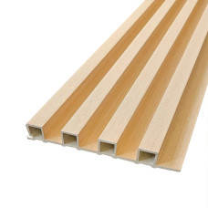 Рейка декоративна WPC для стін 3000x160x23мм Світле дерево SW-00002572-