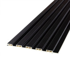 Рейка декоративна WPC стінова 3000х150х9мм Антрацит SW-00001869