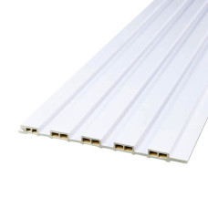 Рейка декоративна WPC стінова 3000х150х9мм Білий SW-00001866