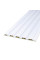 Рейка декоративна WPC стінова 3000х150х9мм Білий SW-00001866