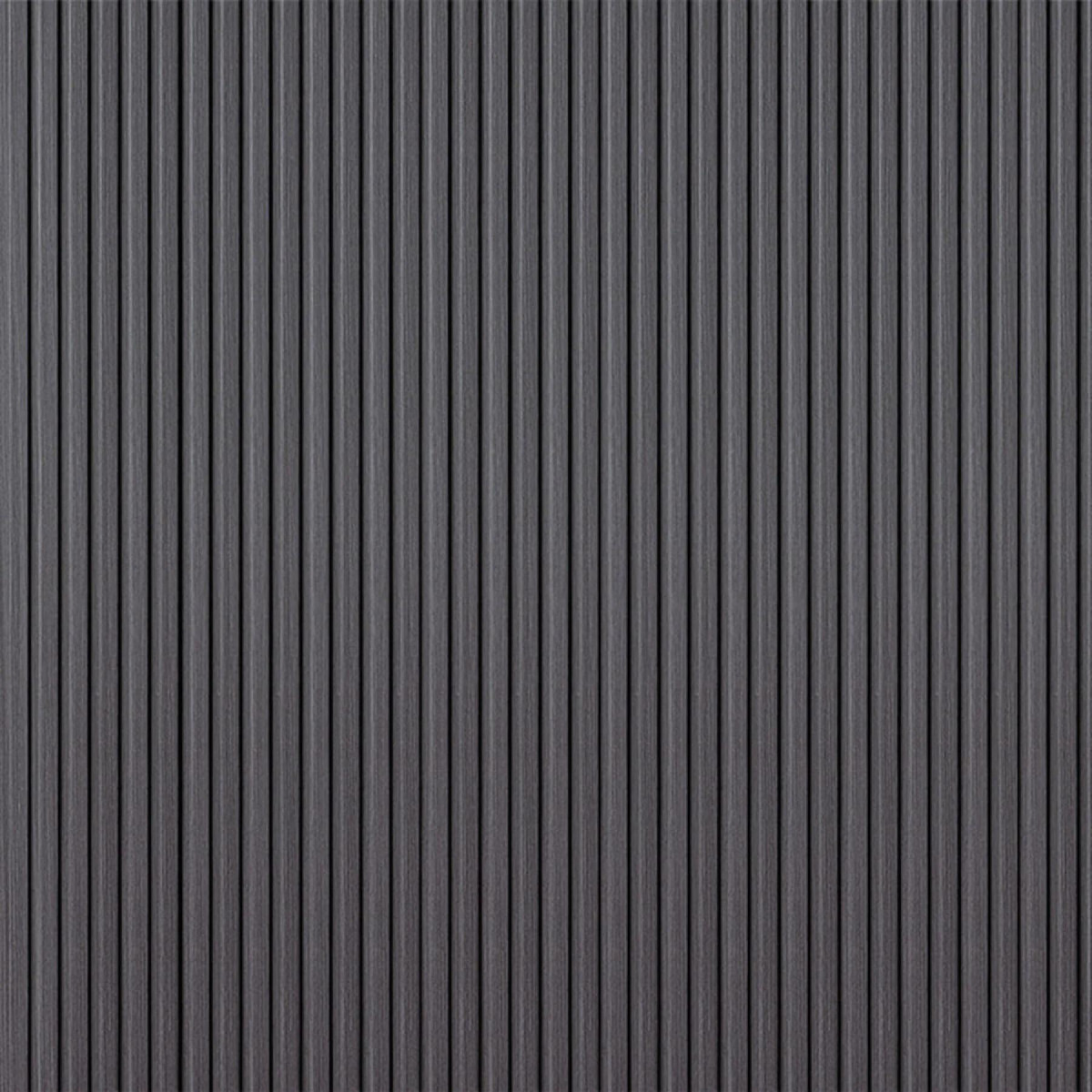 Рейка декоративна WPC стінова 3000x150x9мм Графіт SW-00001871