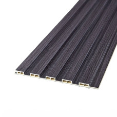 Рейка декоративна WPC стінова 3000x150x9мм Графіт SW-00001871