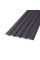 Рейка декоративна WPC стінова 3000x150x9мм Графіт SW-00001871