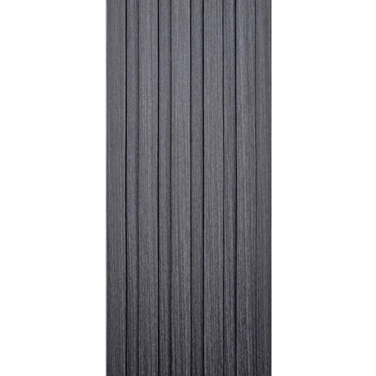 Рейка декоративна WPC стінова 3000x150x9мм Графіт SW-00001871