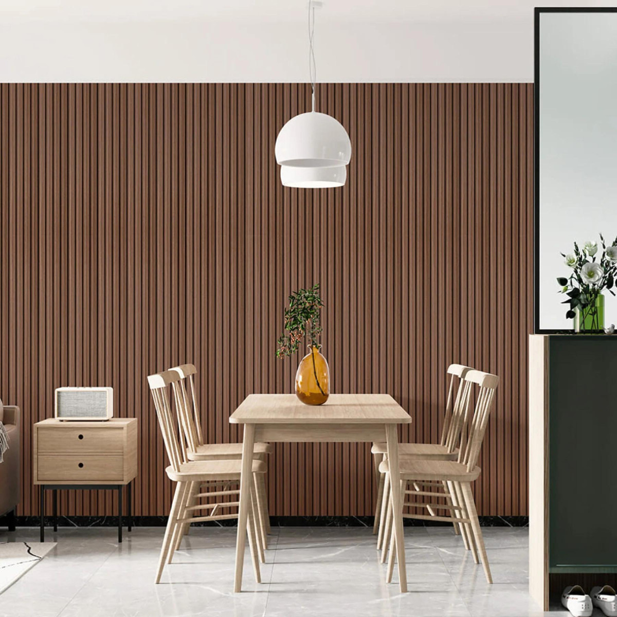 Рейка декоративна WPC стінова 3000х150х9мм Капучино SW-00001868