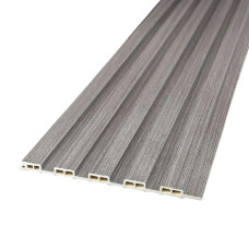 Рейка декоративна WPC стінова 3000x150x9мм Сіра SW-00001870