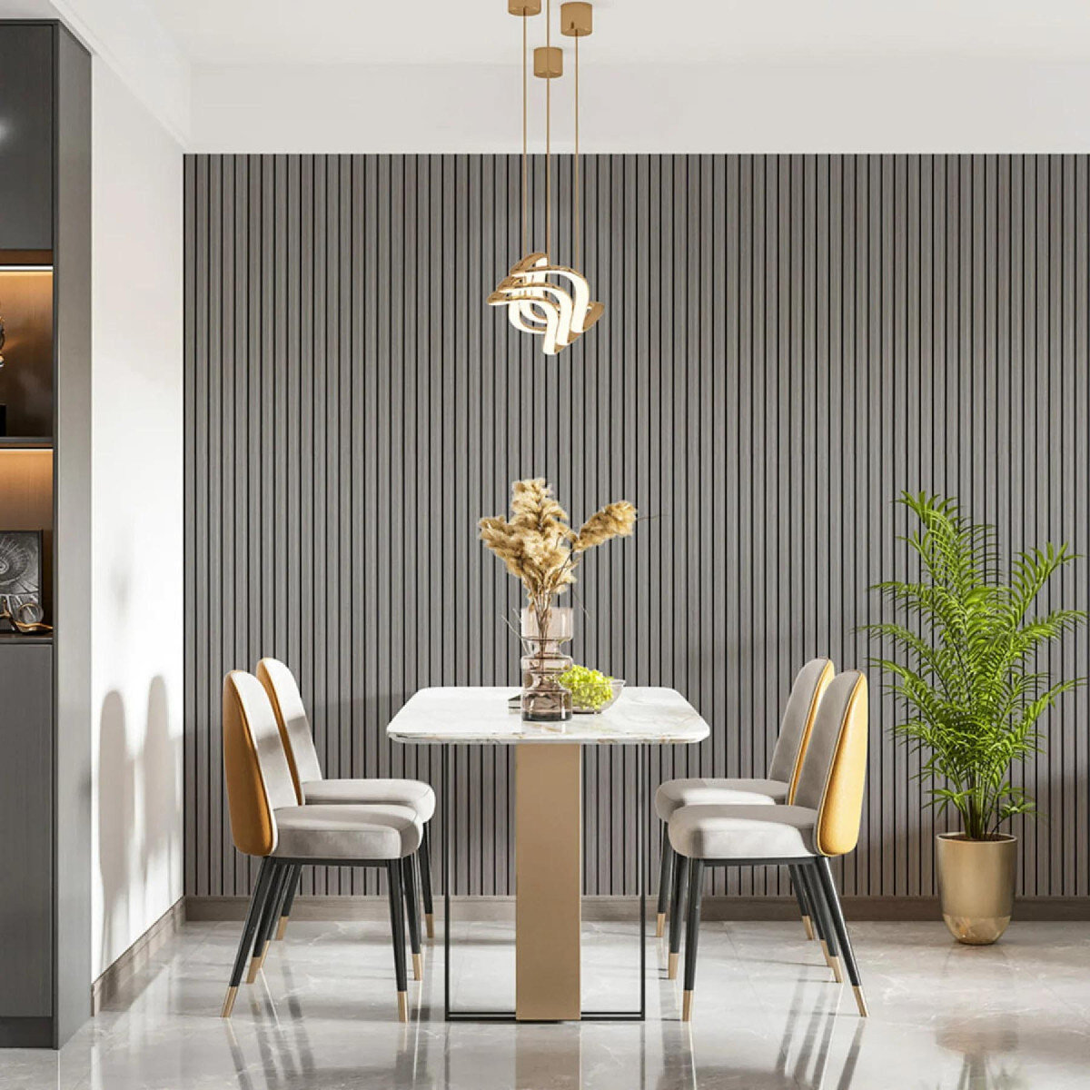 Рейка декоративна WPC стінова 3000x150x9мм Сіра SW-00001870