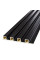 Рейка декоративна WPC стінова 3000х160х23мм Антрацит SW-00001532