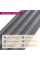Рейка декоративна WPC стінова 3000х160х23мм Вугілля SW-00001534