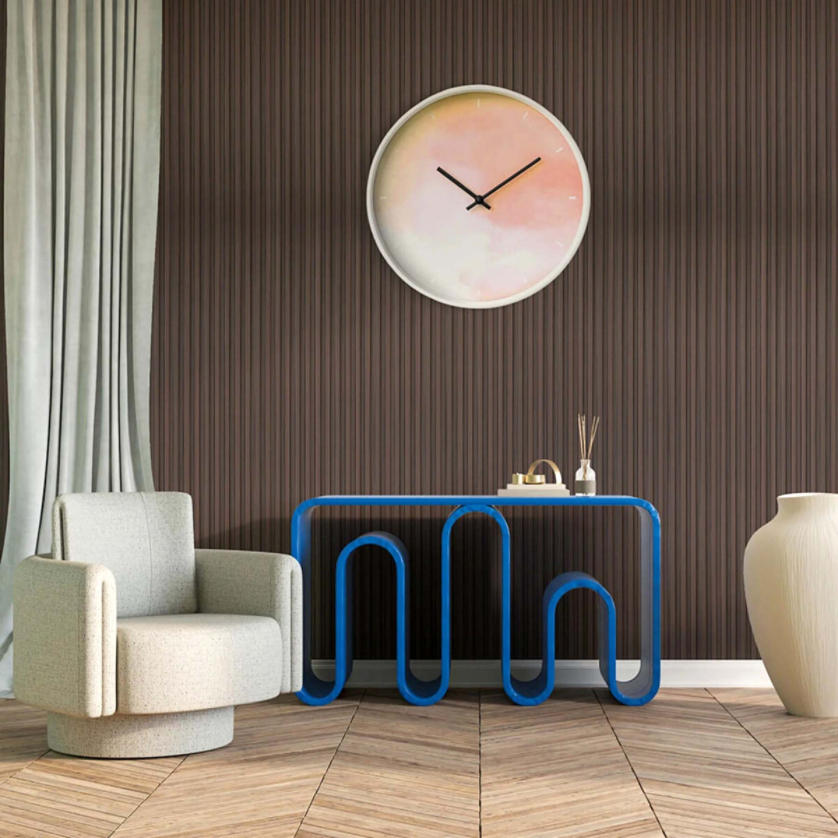 Рейка декоративна WPC стінова 3000х160х23мм Горіх SW-00001535