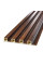 Рейка декоративна WPC стінова 3000х160х23мм Каштан SW-00001536
