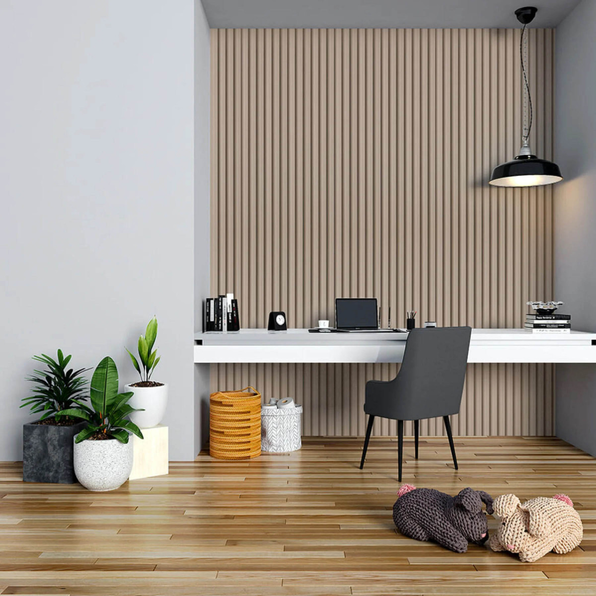 Рейка декоративна WPC стінова 3000x160x23мм Мокко SW-00001859