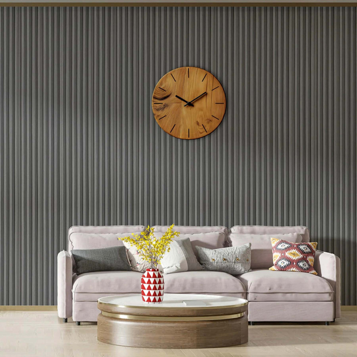 Рейка декоративна WPC стінова 3000x160x23мм Олов'яний SW-00001530