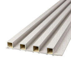 Рейка декоративна WPC стінова 3000x160x23мм Світло-сірий SW-00001860