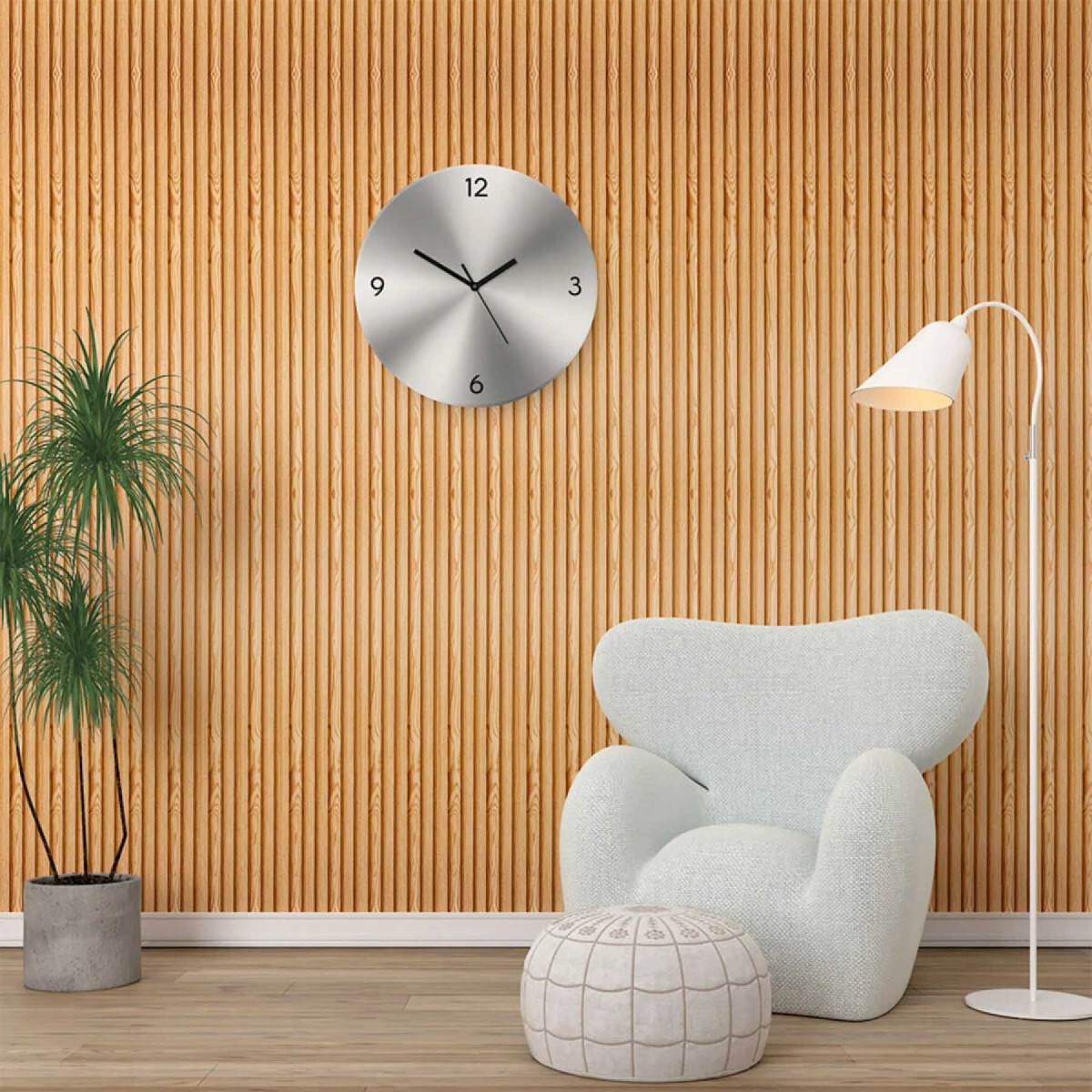 Рейка декоративна WPC стінова 3000x160x23мм Сосна SW-00001526