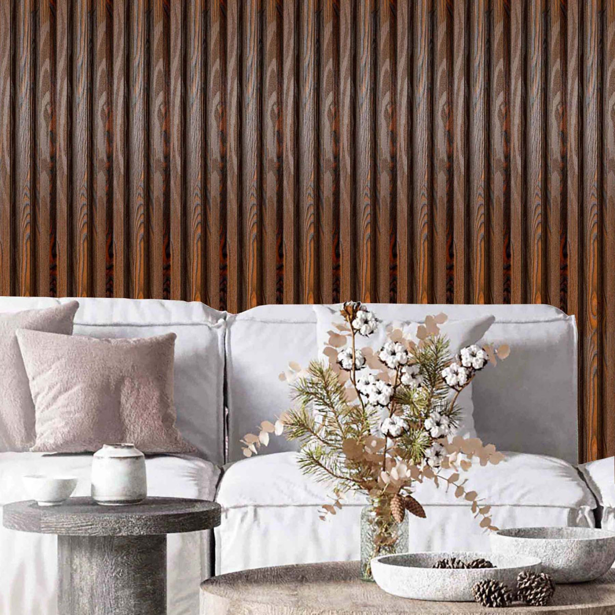 Рейка декоративна WPC стінова 200x27x2900мм SW-00003002 Коньячний Дуб