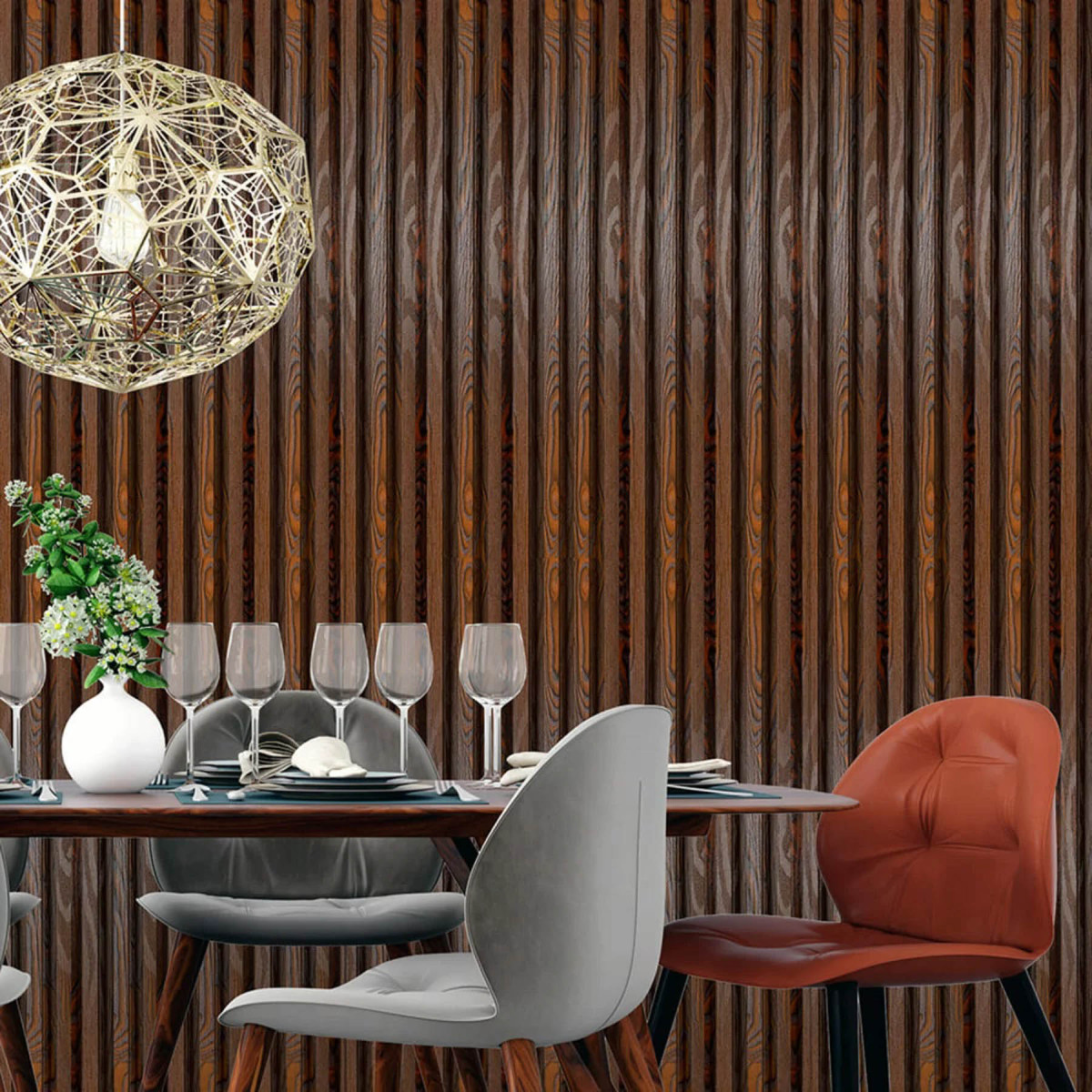 Рейка декоративна WPC стінова 200x27x2900мм SW-00003002 Коньячний Дуб