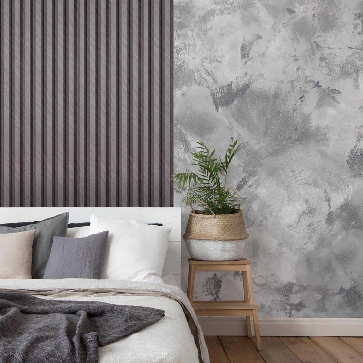 Рейка декоративна WPC стінова 2900x200x27мм SW-00003004 Шовковий сірий