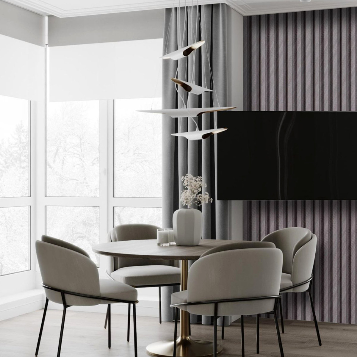 Рейка декоративна WPC стінова 2900x200x27мм SW-00003004 Шовковий сірий