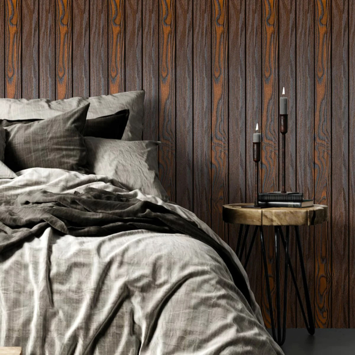 Рейка декоративна WPC стінова 2900x200x11мм SW-00003008 Морений дуб