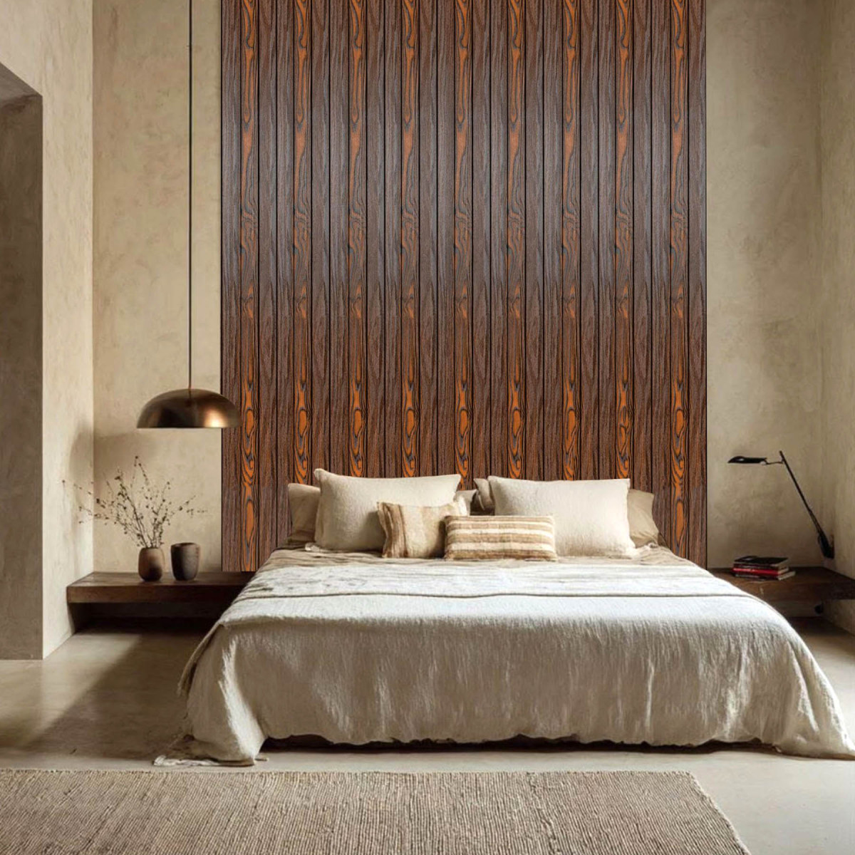 Рейка декоративна WPC стінова 2900x200x11мм SW-00003008 Морений дуб