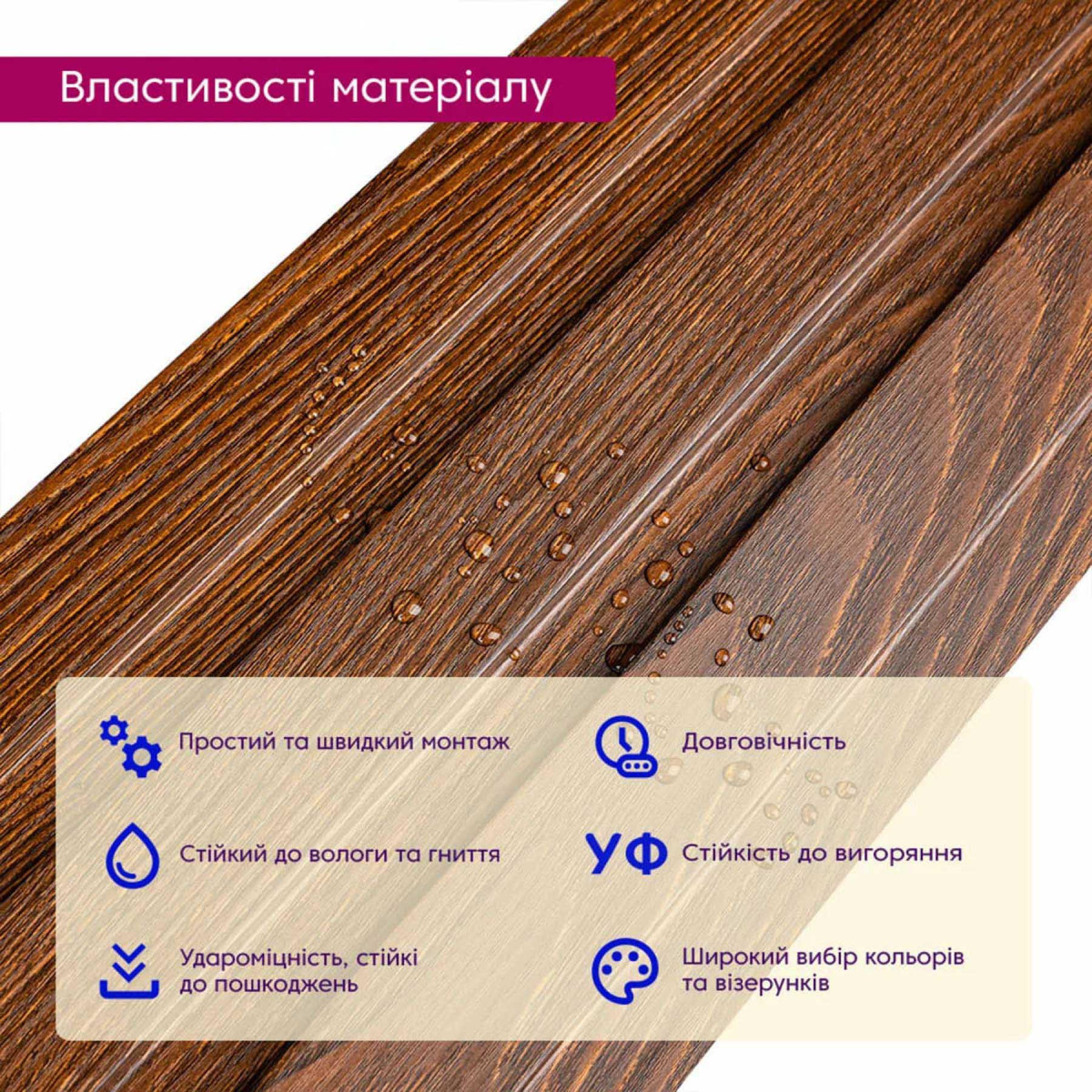 Рейка декоративна WPC стінова 2900x200x11 мм SW-00003009 Золотистий Дуб