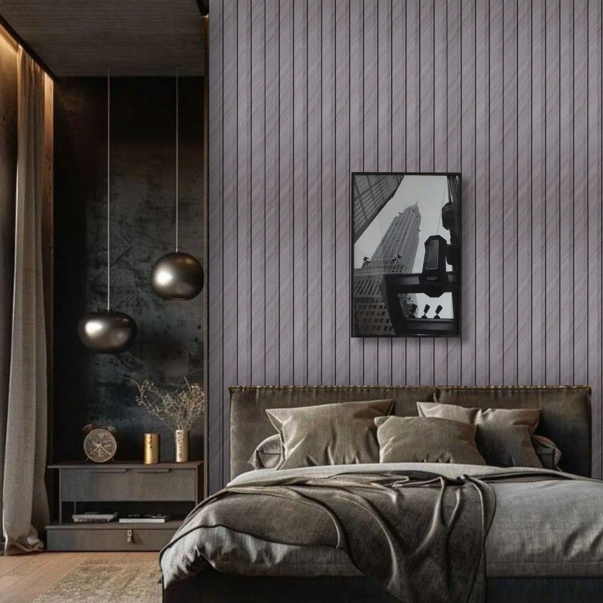 Рейка декоративна WPC стінова 2900x200x11мм SW-00003010 Сірий Металік