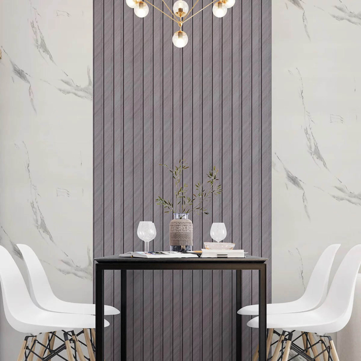 Рейка декоративна WPC стінова 2900x200x11мм SW-00003010 Сірий Металік