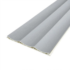 Рейка декоративна WPC стінова 205x14x2900мм SW-00003015 Срібляста