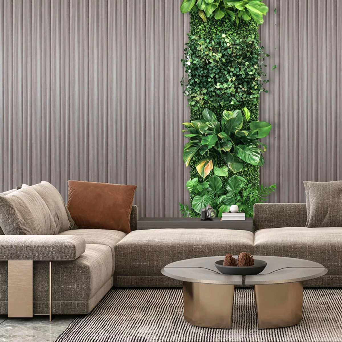 Рейка декоративна WPC стінова 205x14x2900мм SW-00003017 Перлинно-Сірий