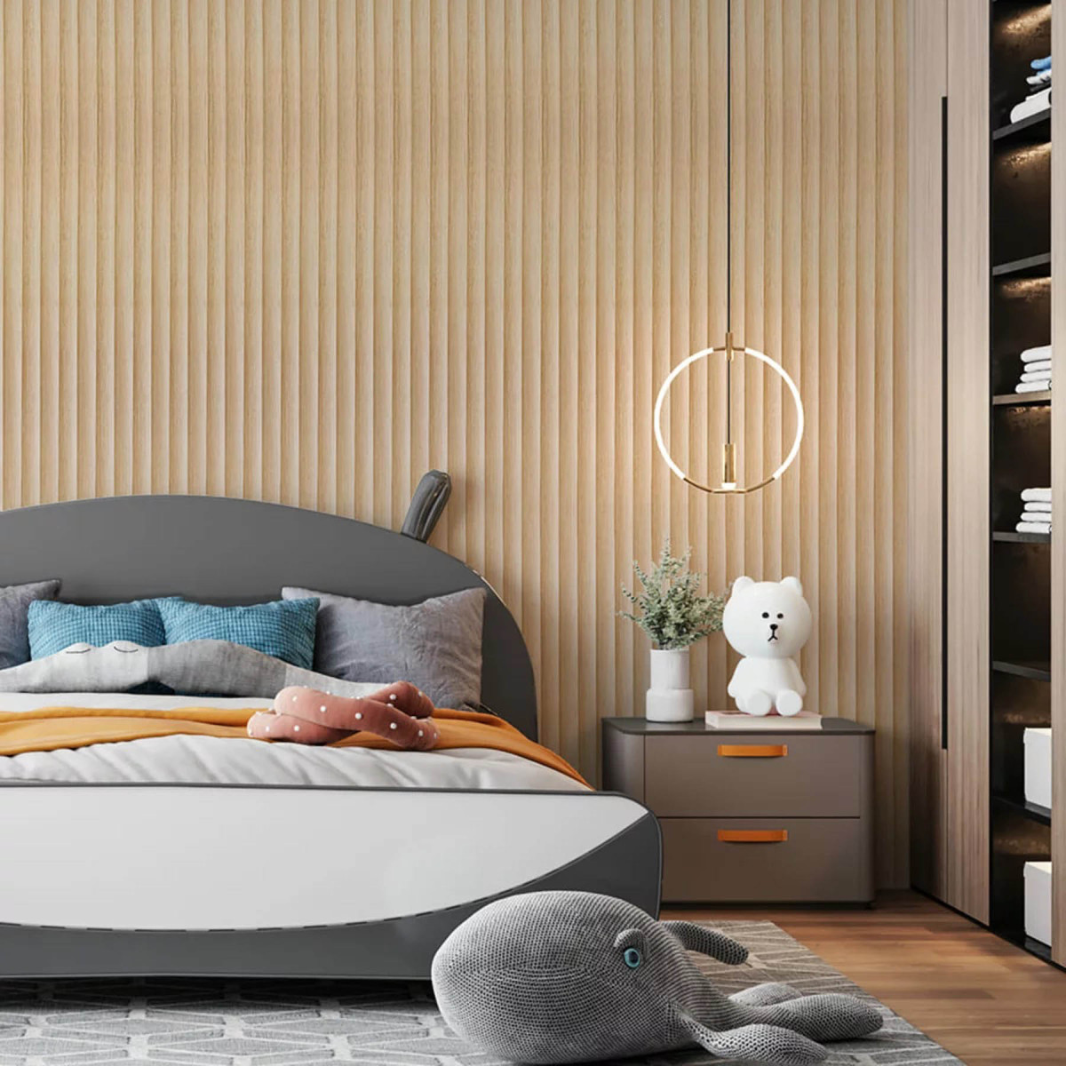 Рейка декоративна WPC стінова 205х14×2900мм SW-00003018 Медовий Ясен