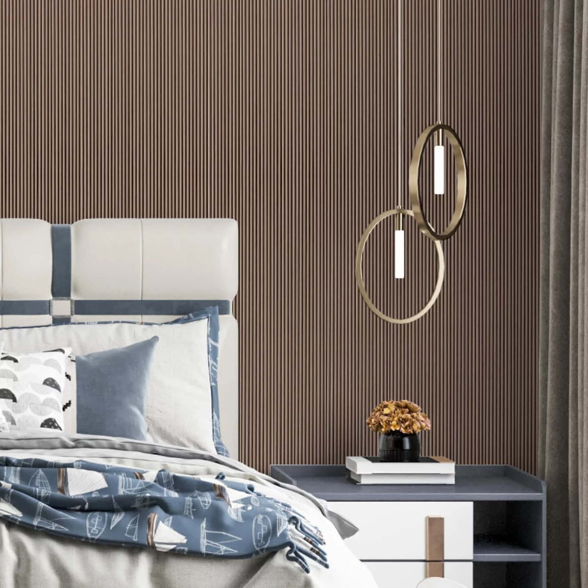 Рейка декоративна WPC стінова 110x10x2900мм SW-00003024 "Тауп"