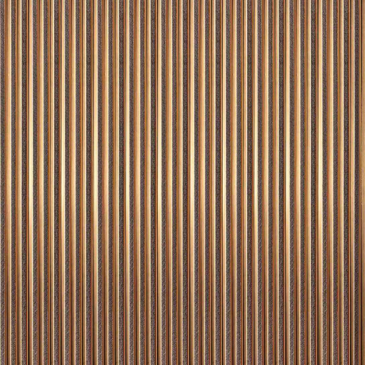 Рейка декоративна PS під коричневу шкіру з бронзою 2900х120х12 мм SW-00002135