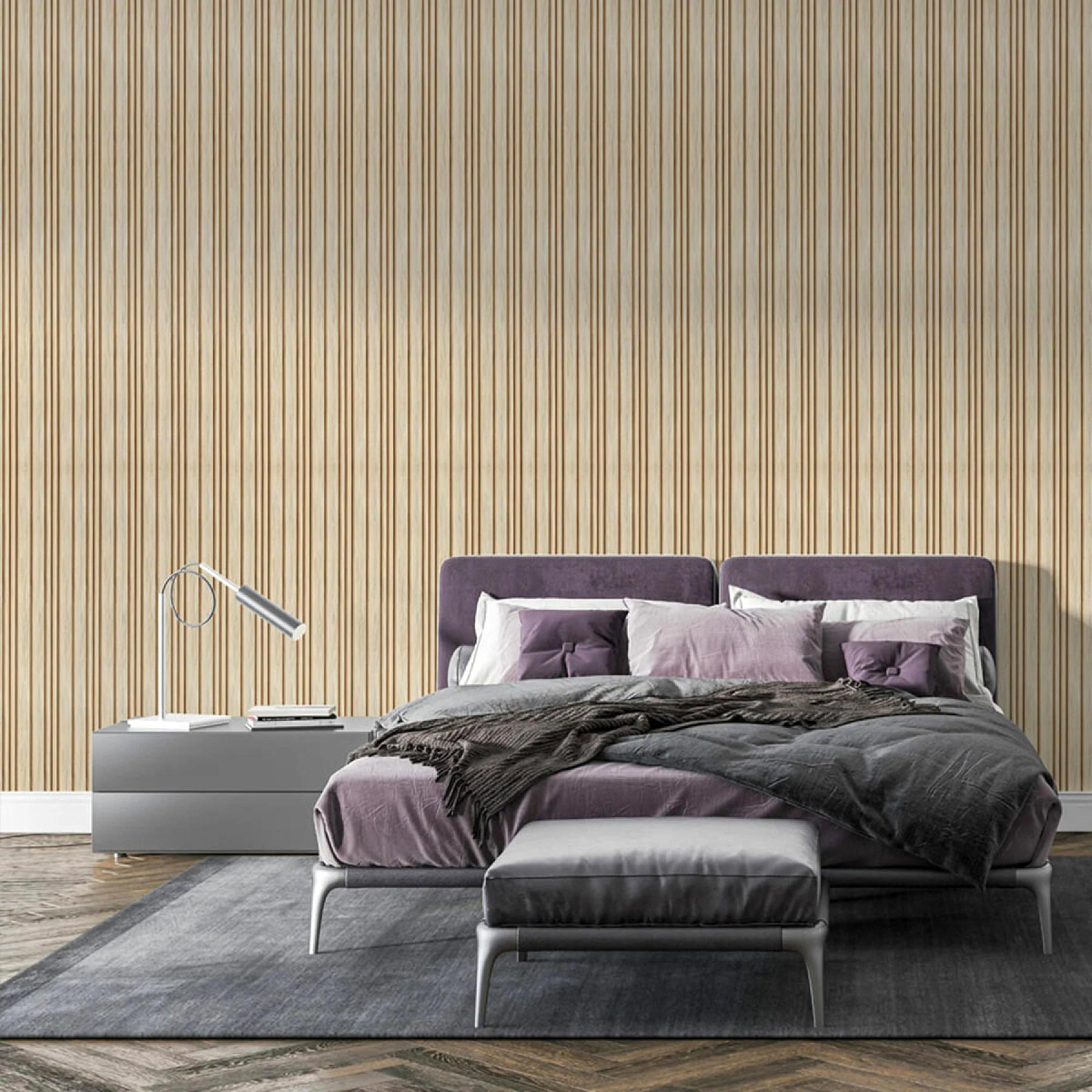 Інтер'єрна рейка PS Пісочне дерево 2900х120х12мм SW-00002130