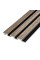 Декоративна рейка PS Сіро-коричнева 2900х120х12мм SW-00001744