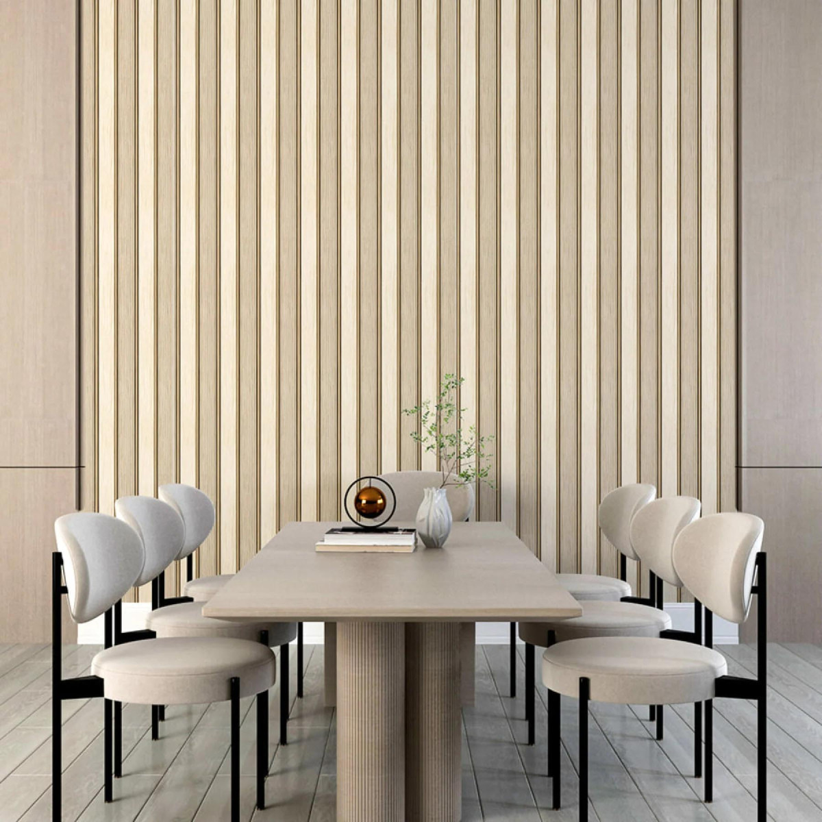 Декоративна рейка PS Світле дерево 2900х120х12мм SW-00001750