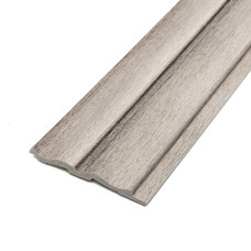 Рейка декоративна PS Сріблястий дуб 2900х120х12мм SW-00002143
