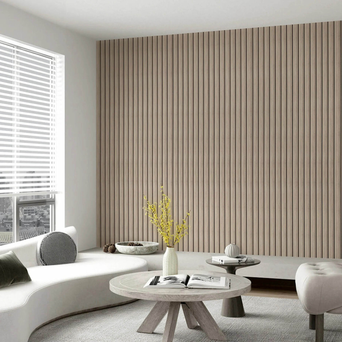 Рейка декоративна PS Сріблястий дуб 2900х120х12мм SW-00002143